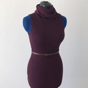 Form fitted below the knee dress